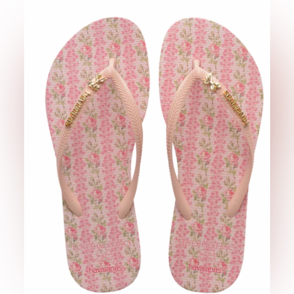 Havaianas x Love Shack Fancy Women's Blooming Heirloom Sandals W7/8 NWT